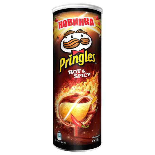 Чипси картопляні hot&spicy Pringles 165