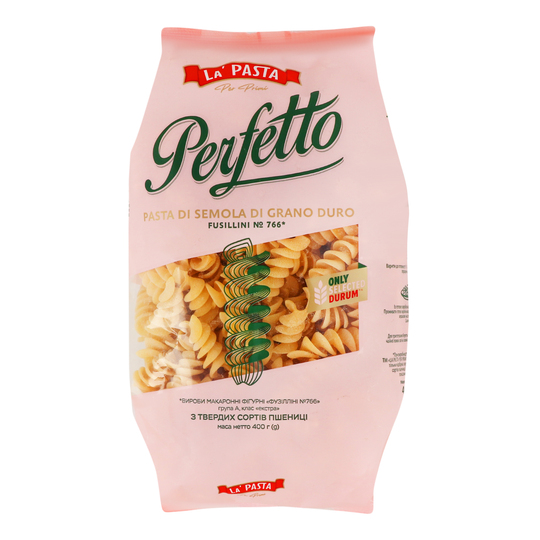 Макарони спіраль perfetto La Pasta 400г