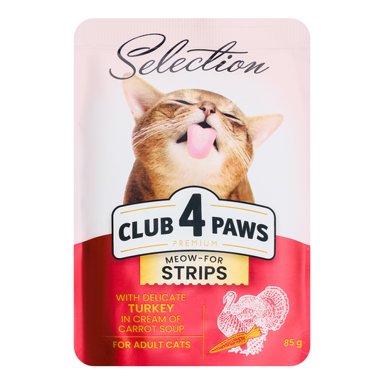 Корм конс. д/кот.Club 4Paws інд. мор.85г