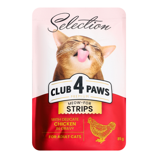 Корм конс. д/кот.Club 4Paws курк.соус85г