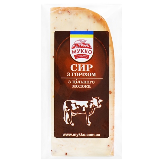 Сир 50,2% Мукко з горіхом ваг