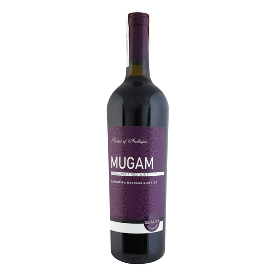 Вино Mugam Sap.-Merlot ч/нсол 14%0,75л