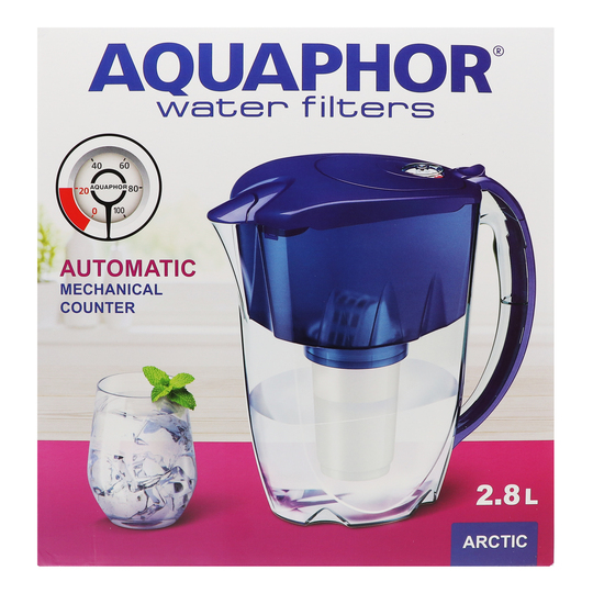 Фільтр-глечик синій Аквафор Арктик 2,8л