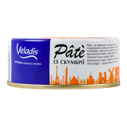 Пате із м'яса скумбрії Veladis 100г