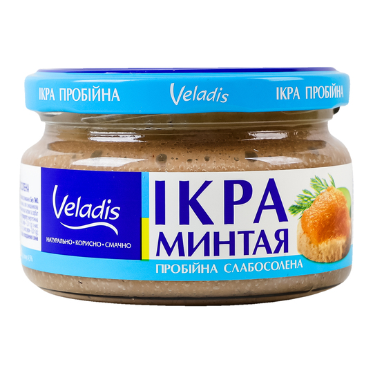 Ікра мінтая пробійна Veladis 180г