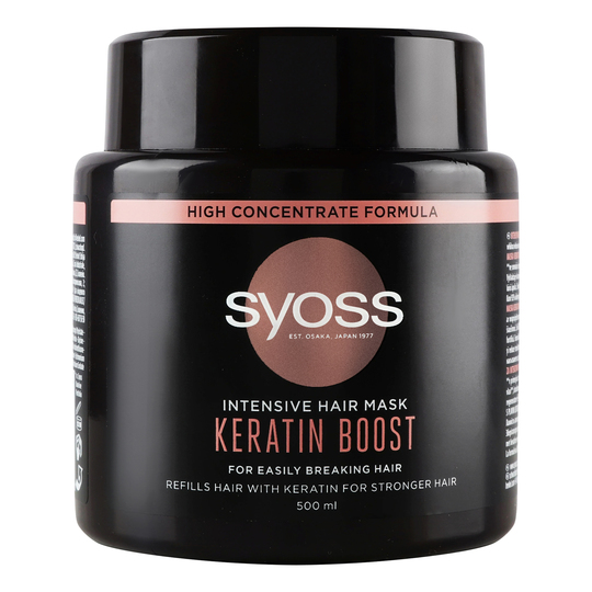 Маска keratin для ламк.волос.Syoss 500мл