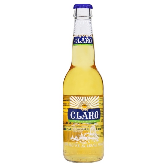Пиво світле Claro 4,6% 0,33л с/п