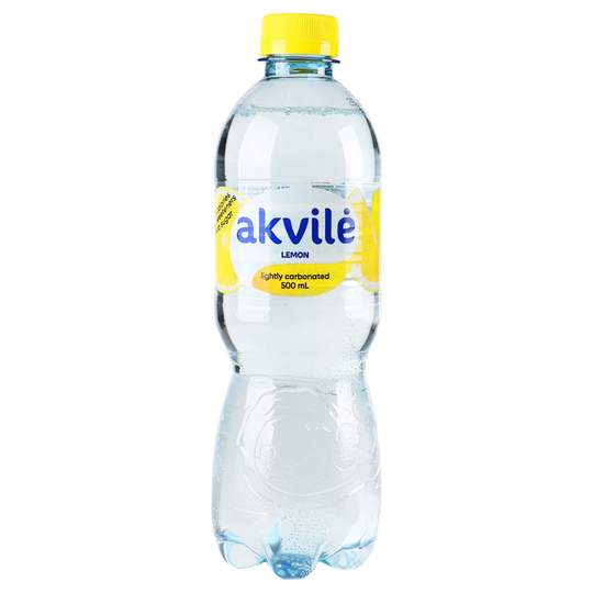 Вода сл/газ Akvile лимон 0,5л пет