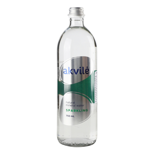 Вода газована Akvile 0,75 с/пл