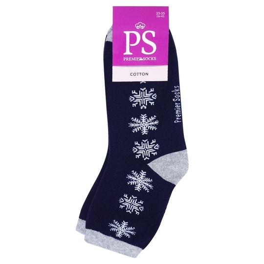 Шкарпетки ж. PS махр.бав.малюнок,р.23-25