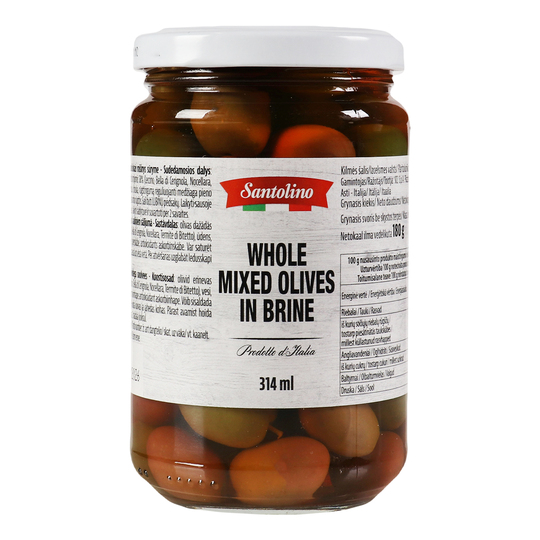 Оливки мікс з кіст. Santolino 310г