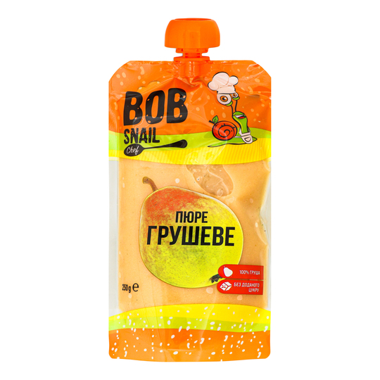 Пюре груша Равлик Боб 250г