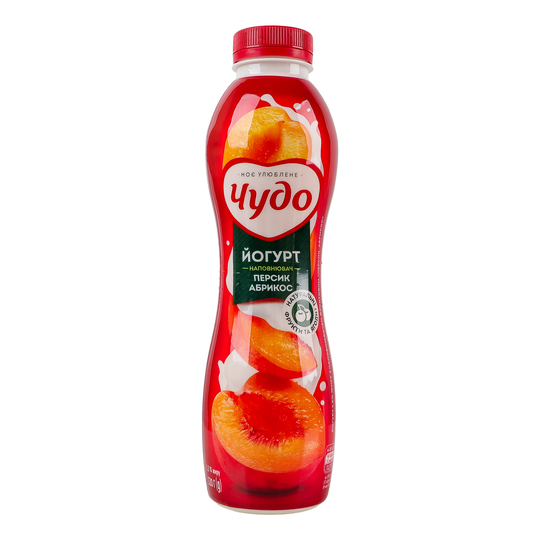 Йогурт Чудо 2,5% Перс.-абрик. 520г пляш.