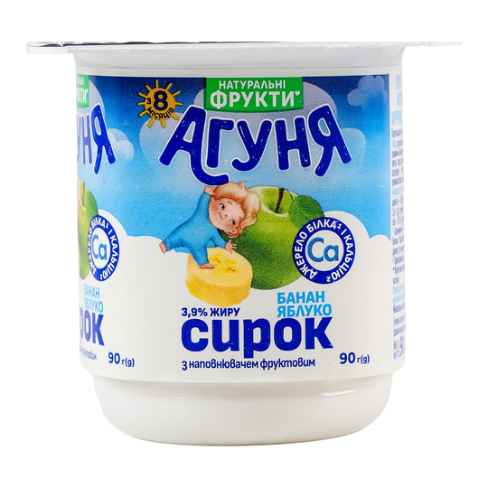 Сирок Агуня Банан-яблуко 3,9% 90г
