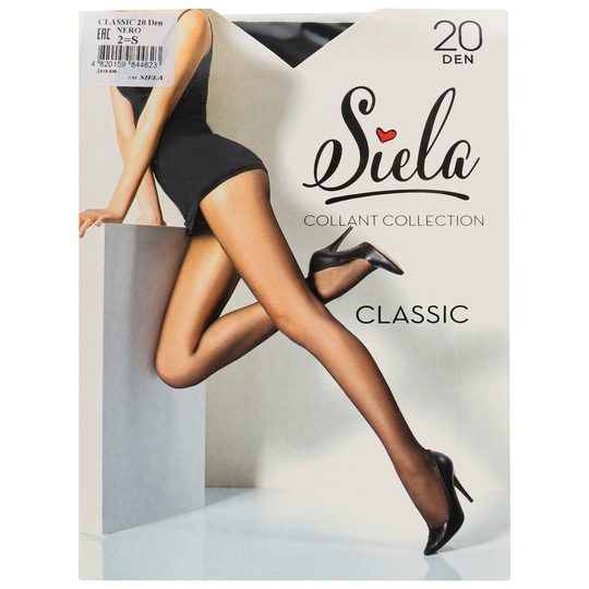 Колготи жін.Siela Classic 20 nero 2