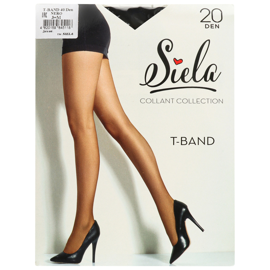 Колготи жін.Siela T band 40 nero 3