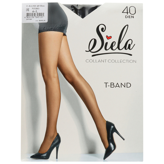 Колготи жін.Siela T band 40 nero 4