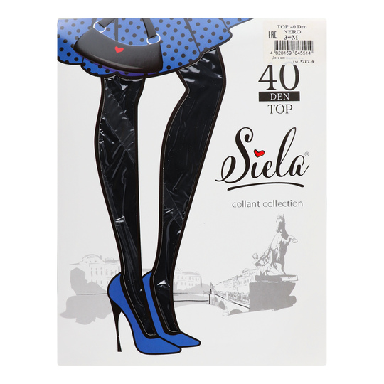 Колготи жін.Siela Top 40 nero 3
