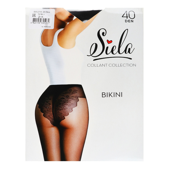 Колготи жін.Siela Bikini 40 nero 2