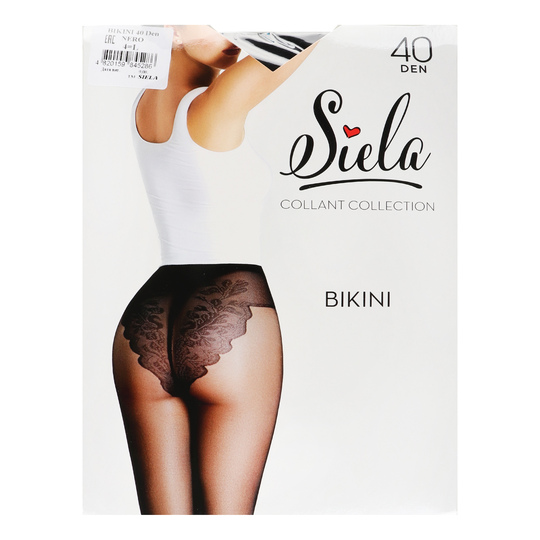 Колготи жін.Siela Bikini 40 nero 4