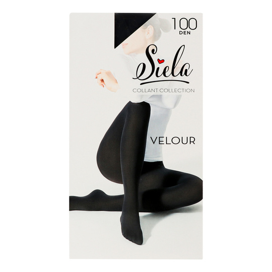 Колготи жін.Siela Velour 100 nero 3