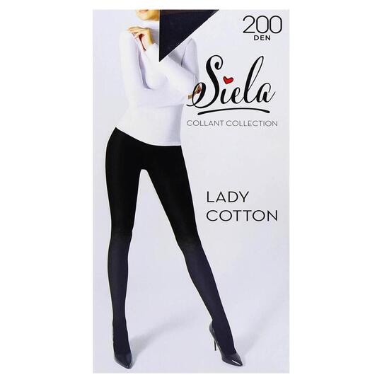 Колготи ж. Siela Lady Cotton 200 nero 2