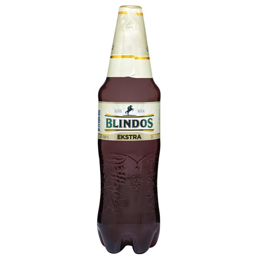 Пиво світле Blindos Ekstra 5% 1л ПЕТ
