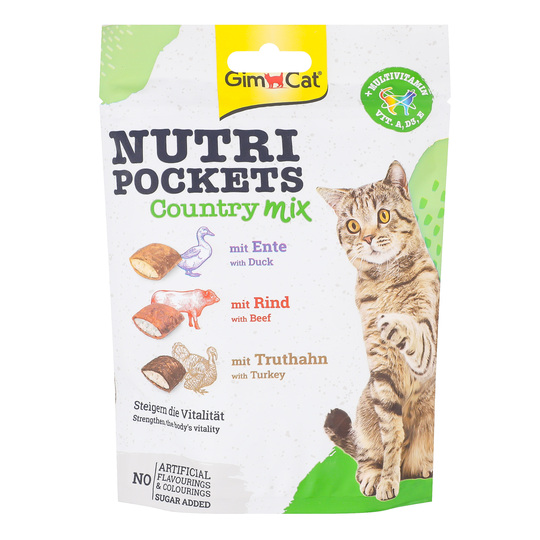 Ласощі д/кот. GimCat NP Кантрі мікс 150г