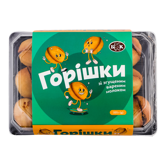Печиво здобне горішок БКК 325г