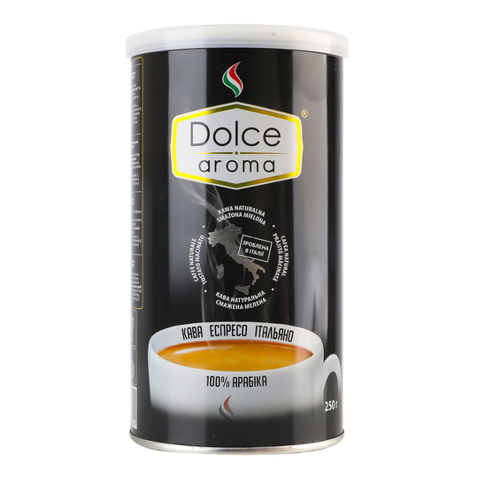 Кава мелена DolceAroma 100%Arab.ж/б 250г