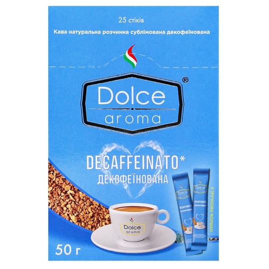 Кава розч. Dolce Aroma без кофеїну 50г