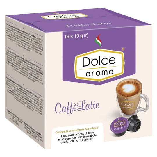 Кава в капс. Dolce Aroma CaffèLatte 16шт