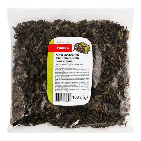 Чай зел.кит.к/лис. Marka Promo 100г