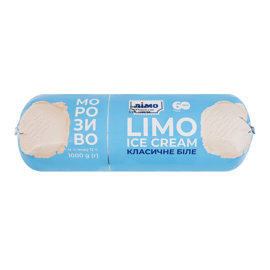 Морозиво біле Limo Ice Cream рук. 1000г