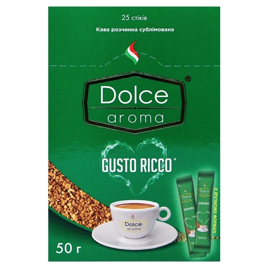 Кава розч. Dolce Aroma Gusto Ricco 50г