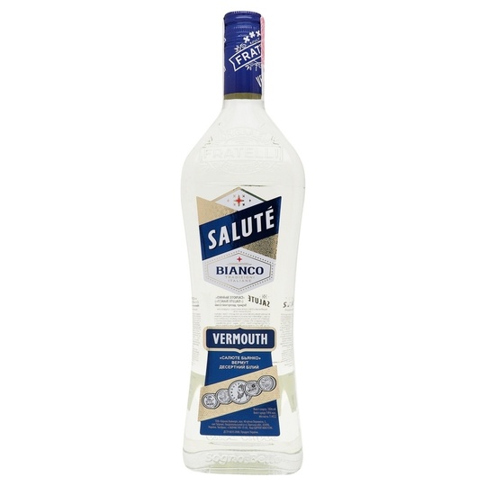Вермут Salute Bianco 16% 1л