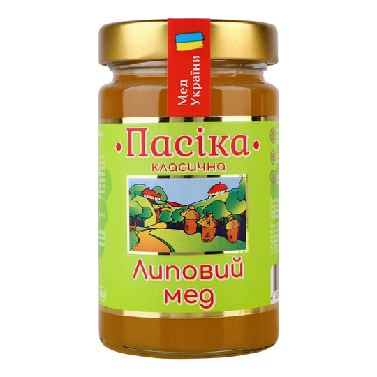 Мед липовий натуральний Пасіка с/б 400г