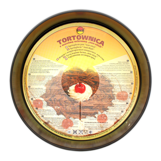 Форма д/випіч.антиприг.гофр.дном Snb21см