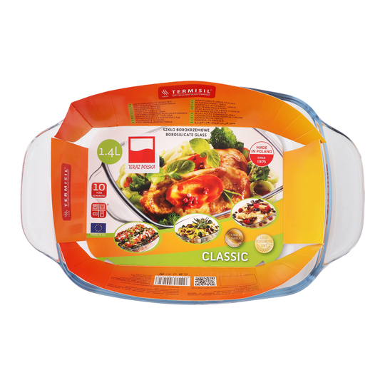 Форма д/запік.боросил.скло Termisil 1,4л