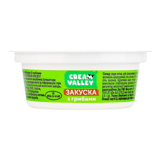 Закуска з грибами паст. Cream Valley 85г
