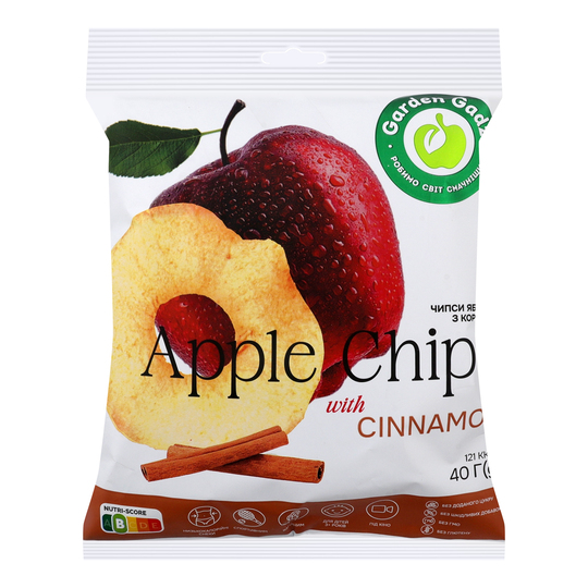 Чипси яблучні з корицею Gadz 40г