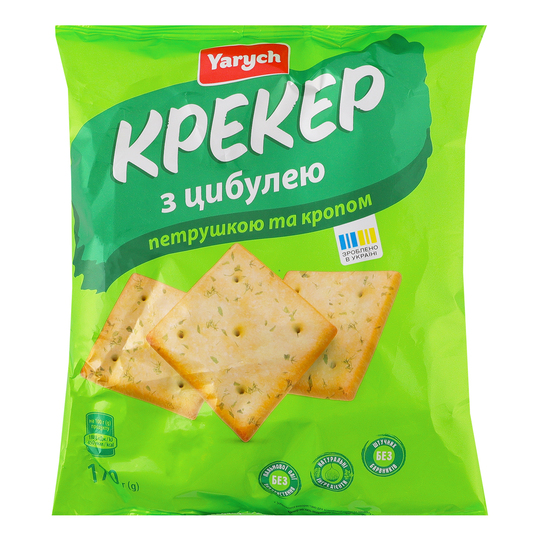 Крекер цибуля,петрушка+кріп Yarych 170г