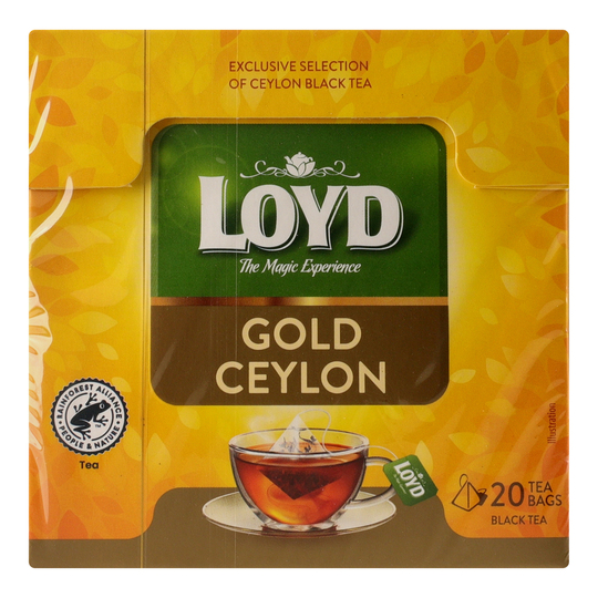 Чай чорний Голд Цейлон Loyd 2г*20шт