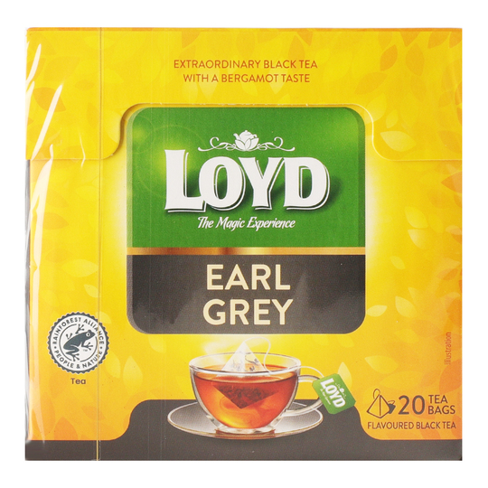 Чай чорний Ерл Грей Loyd 2г*20шт
