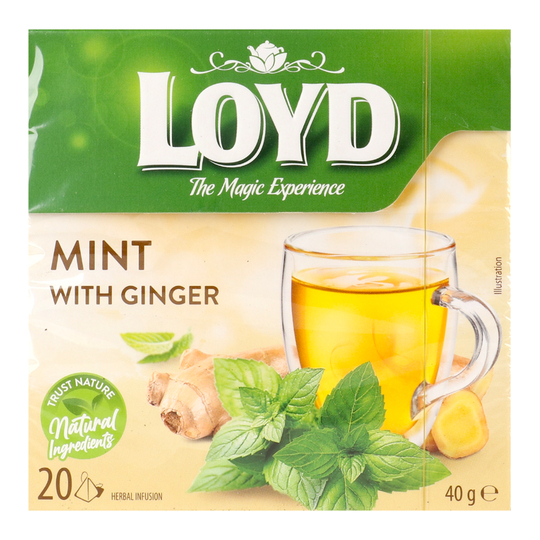 Чай трав'яний м'ята імбир Loyd 2г*20шт