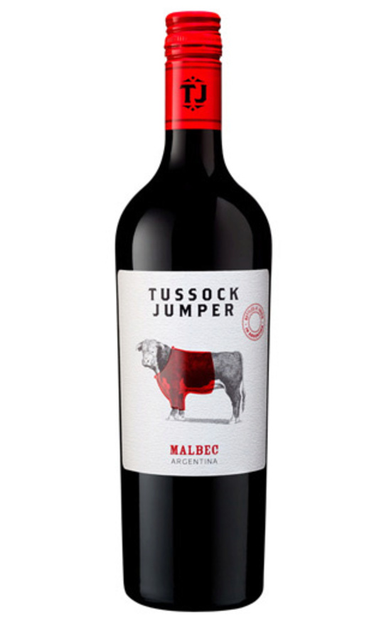 Вино Tussock Jumper Malbec ч.с.13%0,75л