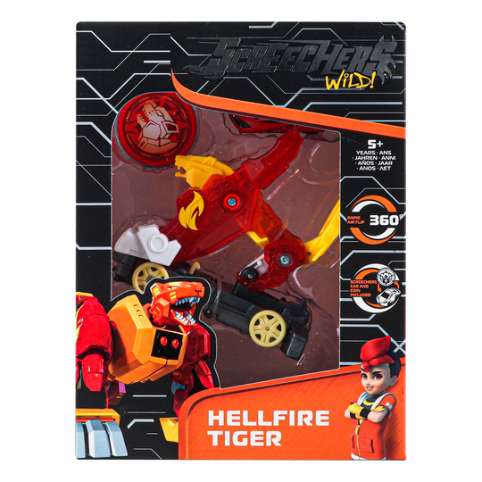 Машинка Screechers Wild! S4l1 Хелф.Тайг.