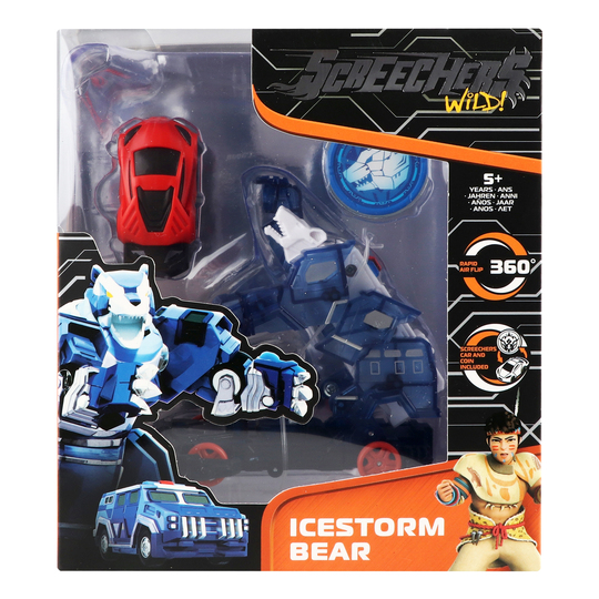 Машинка Screechers Wild! S4l2 Айсст.Беар