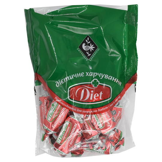 Цукерки батончики з фруктозою ЖЛ 180г