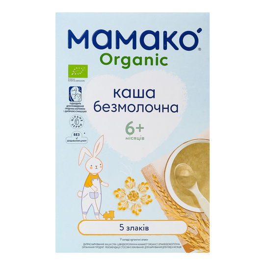 Каша 5 злаків б/м Органік Мamako 200г